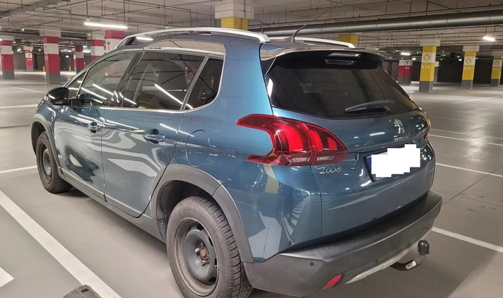 Peugeot 2008 cena 49500 przebieg: 236000, rok produkcji 2016 z Poznań małe 277